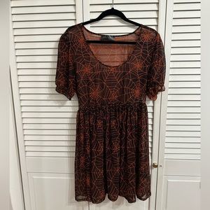 Spiderweb Mesh Dress